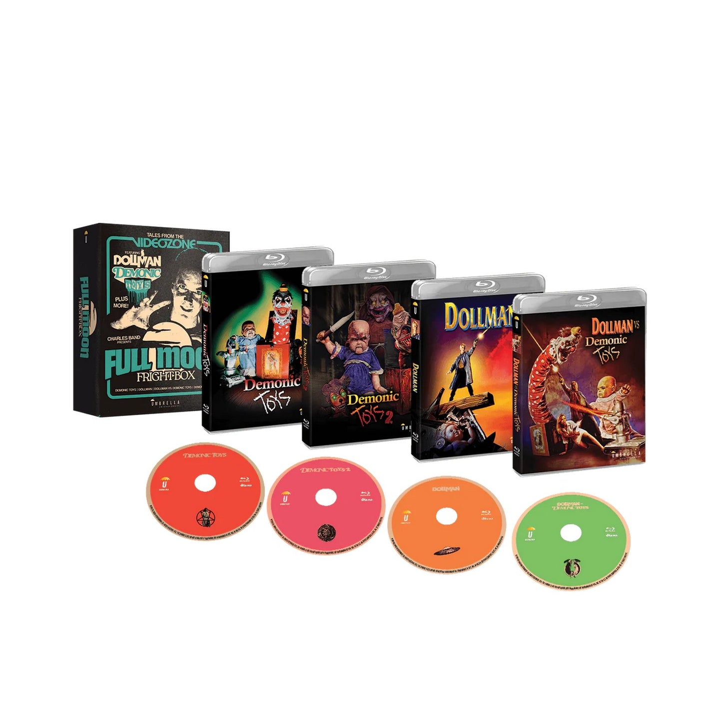 Full Moon Fright Box: Volume 1 (Dollman / Demonic Toys / Dollman vs Demonic Toys / Demonic Toys 2) Blu-Ray Box Set