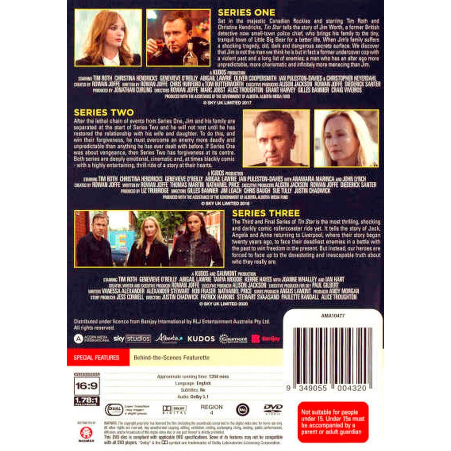 Tin Star: The Complete Series DVD Box Set