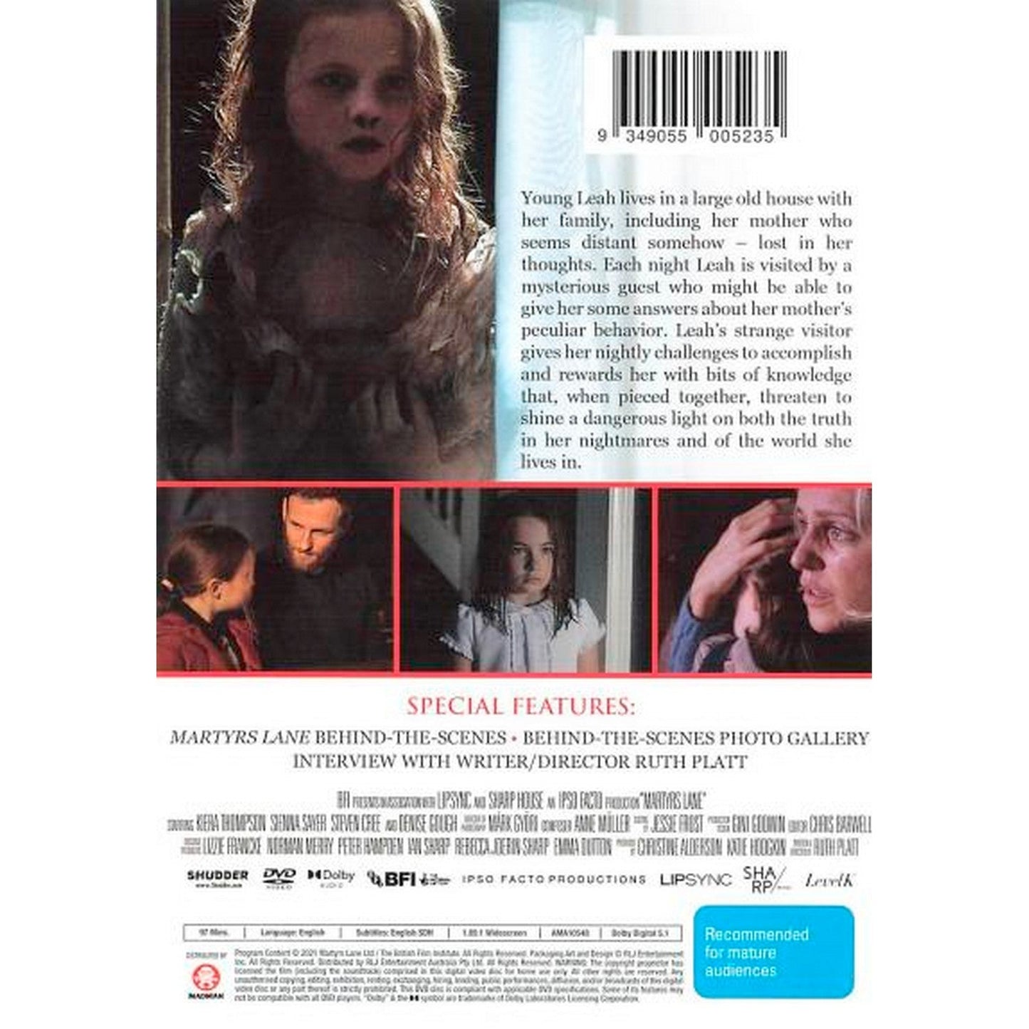 Martyrs Lane DVD