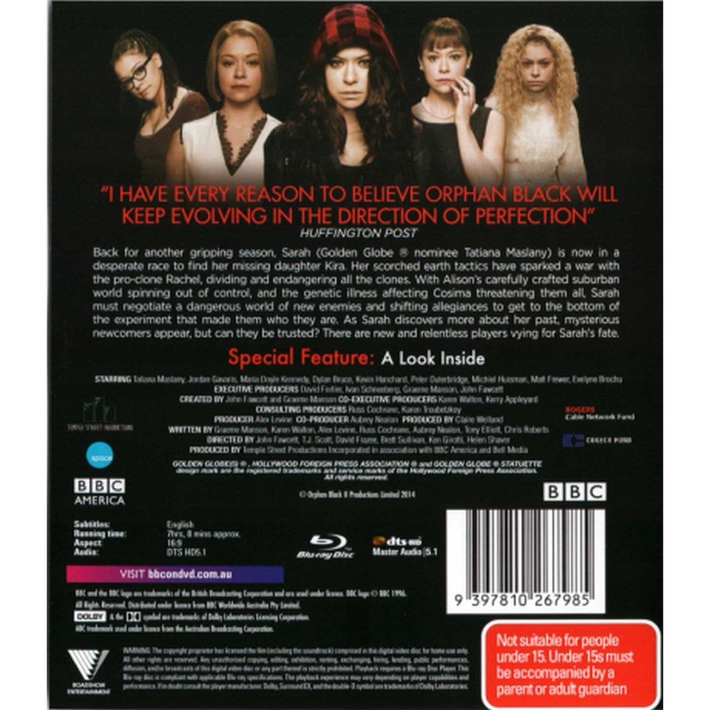 Orphan Black: Series 2 Blu-Ray