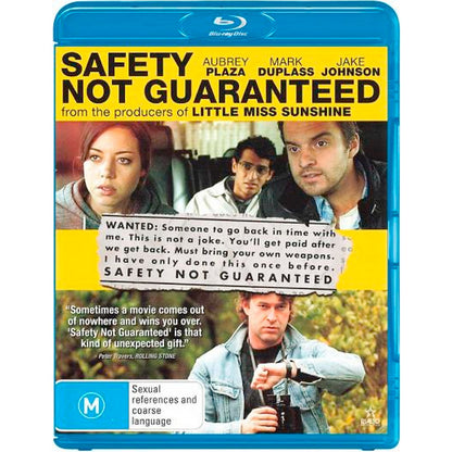 Safety Not Guaranteed Blu-Ray