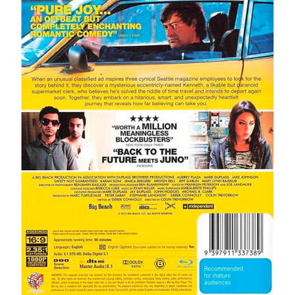 Safety Not Guaranteed Blu-Ray