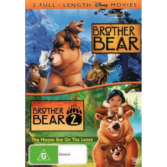 Brother Bear / Brother Bear 2 (2 Full-Length Disney Movies) DVD