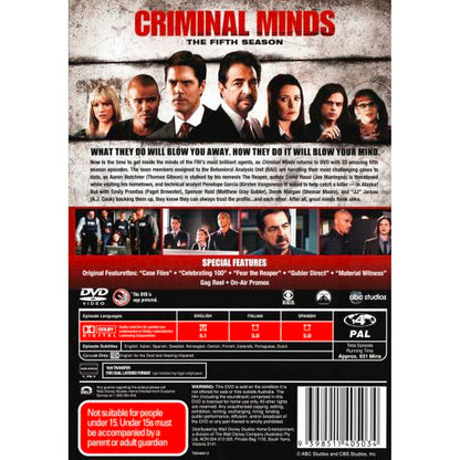 Criminal Minds: Season 5 DVD