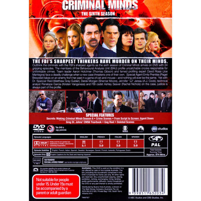 Criminal Minds: Season 6 DVD Box Set