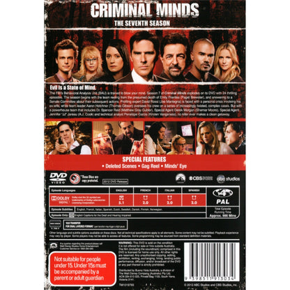 Criminal Minds: Season 7 DVD