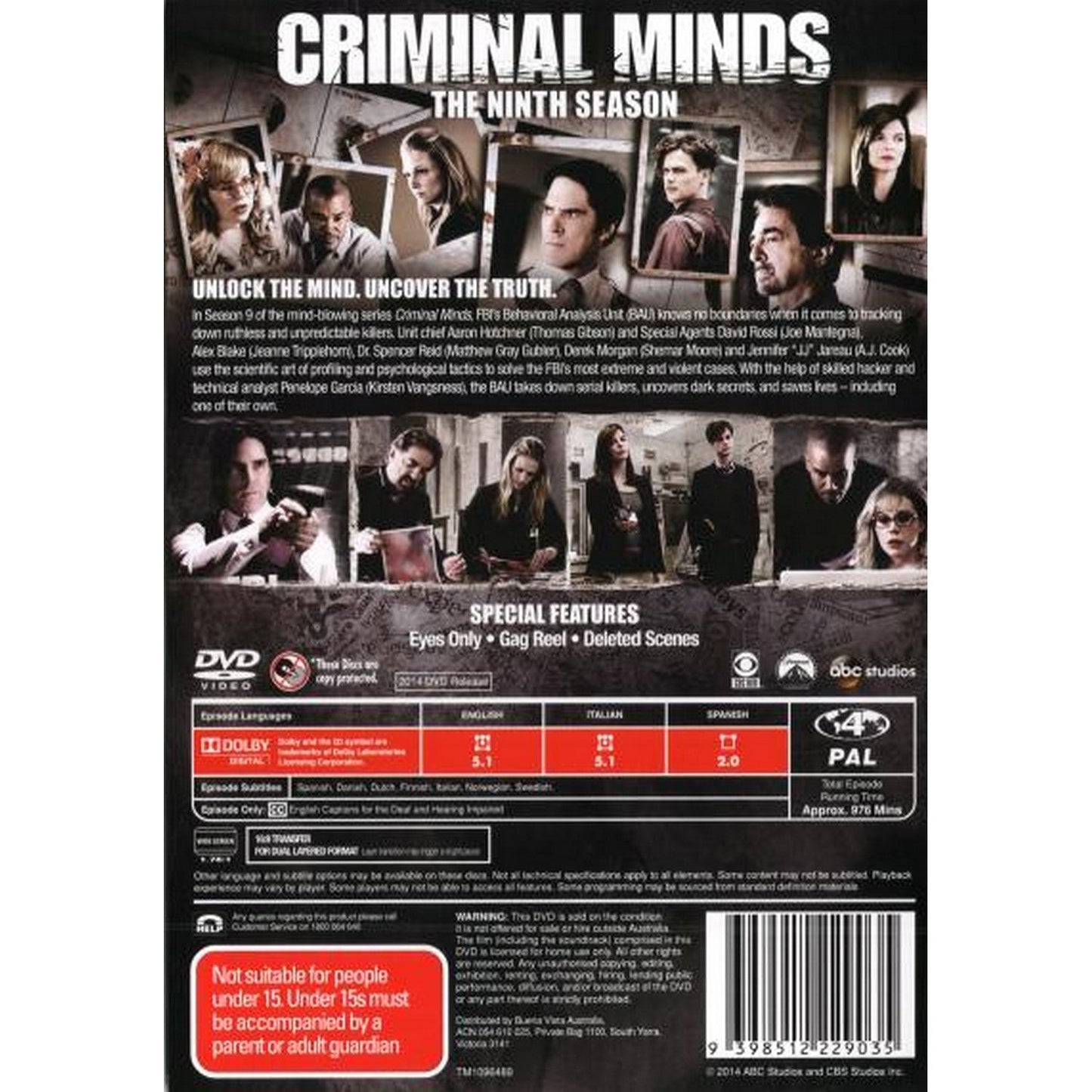 Criminal Minds: Season 9 DVD