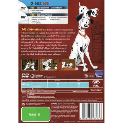 101 Dalmatians (1961) (Disney Classics 11) DVD