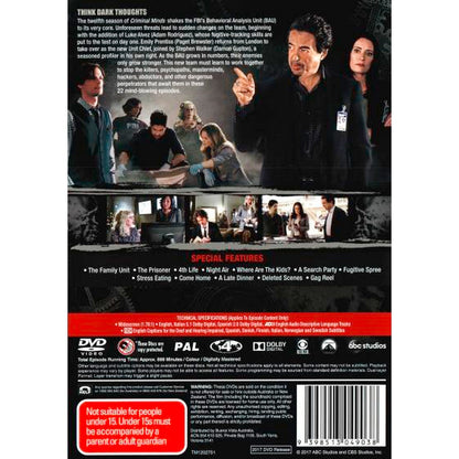 Criminal Minds: Season 12 DVD