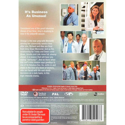 Grey's Anatomy: Season 16 DVD