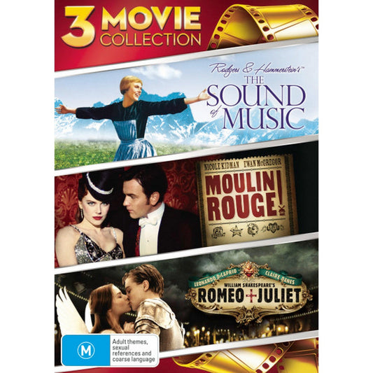 The Sound of Music / Moulin Rouge / Romeo and Juliet DVD