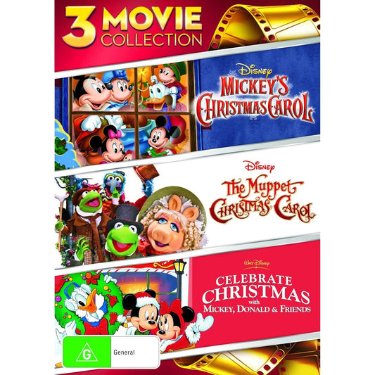 Mickey's Christmas Carol / The Muppets Christmas Carol / Celebrate Christmas with Mickey, Donald & Friends (3-Movie Collection) DVD