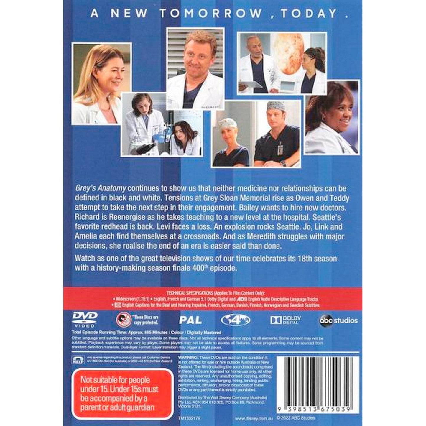 Grey's Anatomy: Season 18 DVD