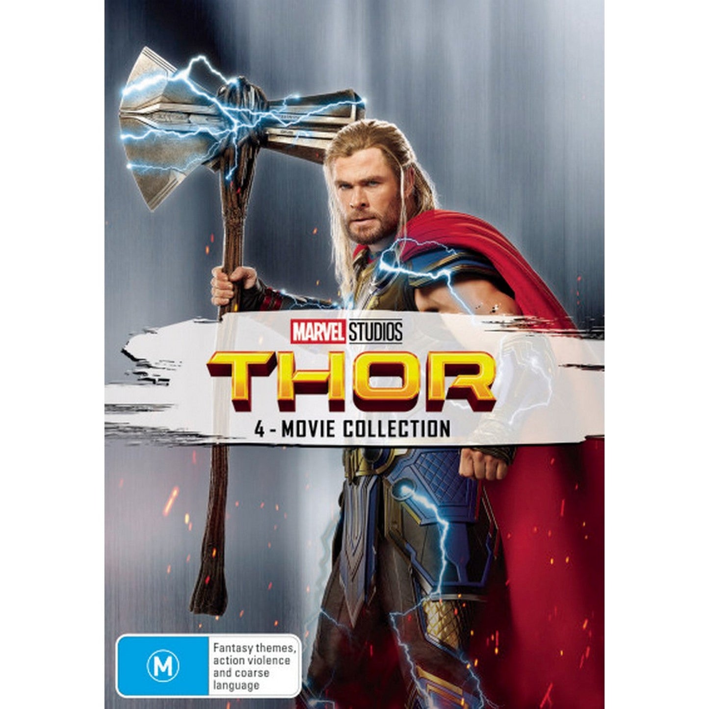 Thor: 4 - Movie Collection (Thor / Thor: Ragnarok / Thor: The Dark World / Thor: Love and Thunder) DVD