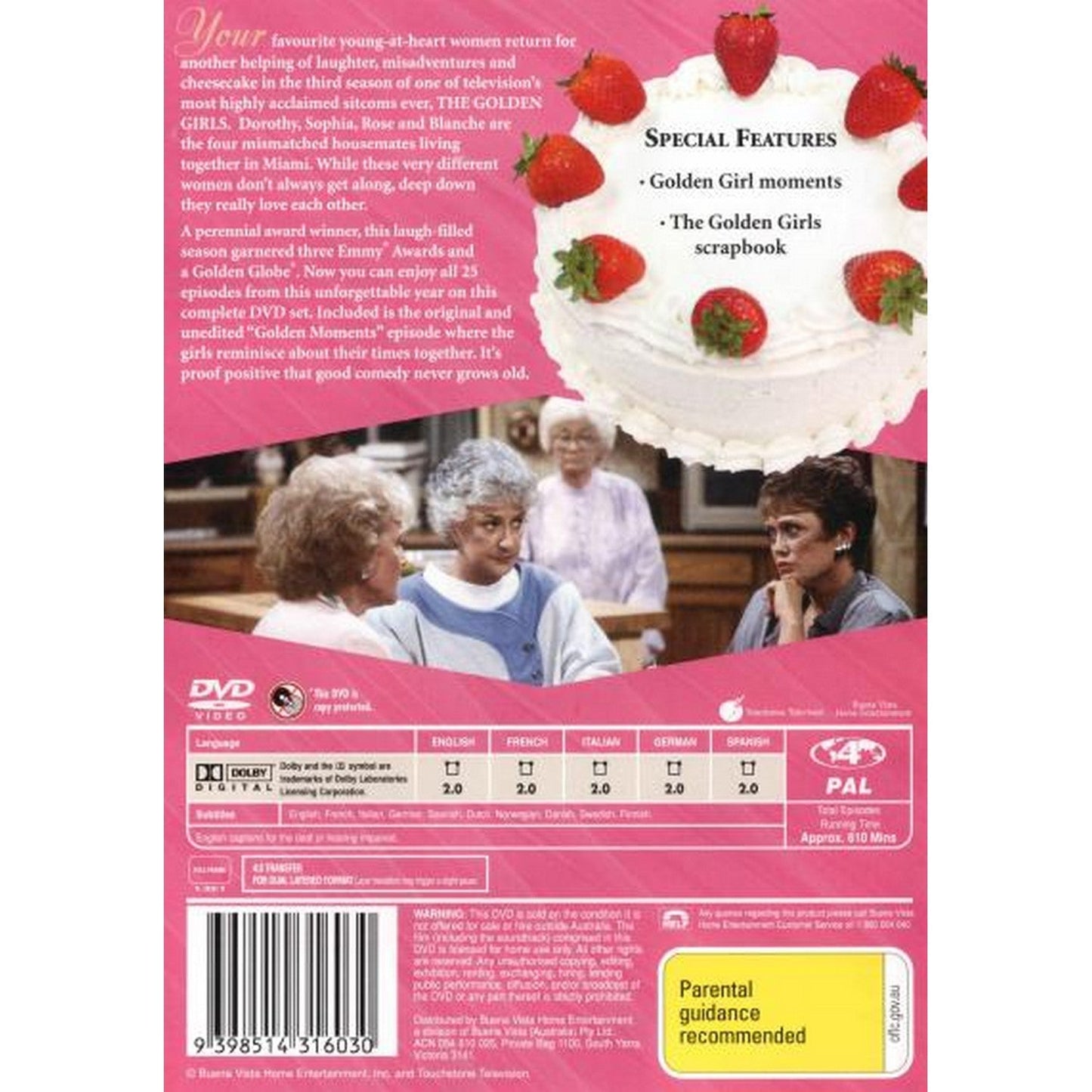 The Golden Girls: Season 3 DVD