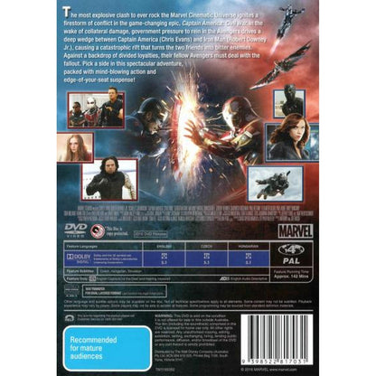 Captain America: Civil War DVD