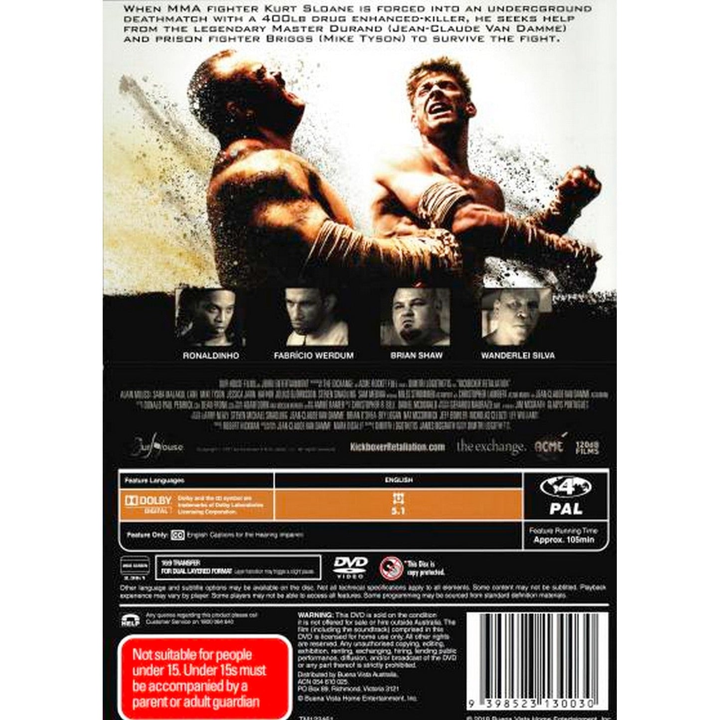 Kickboxer: Retaliation DVD