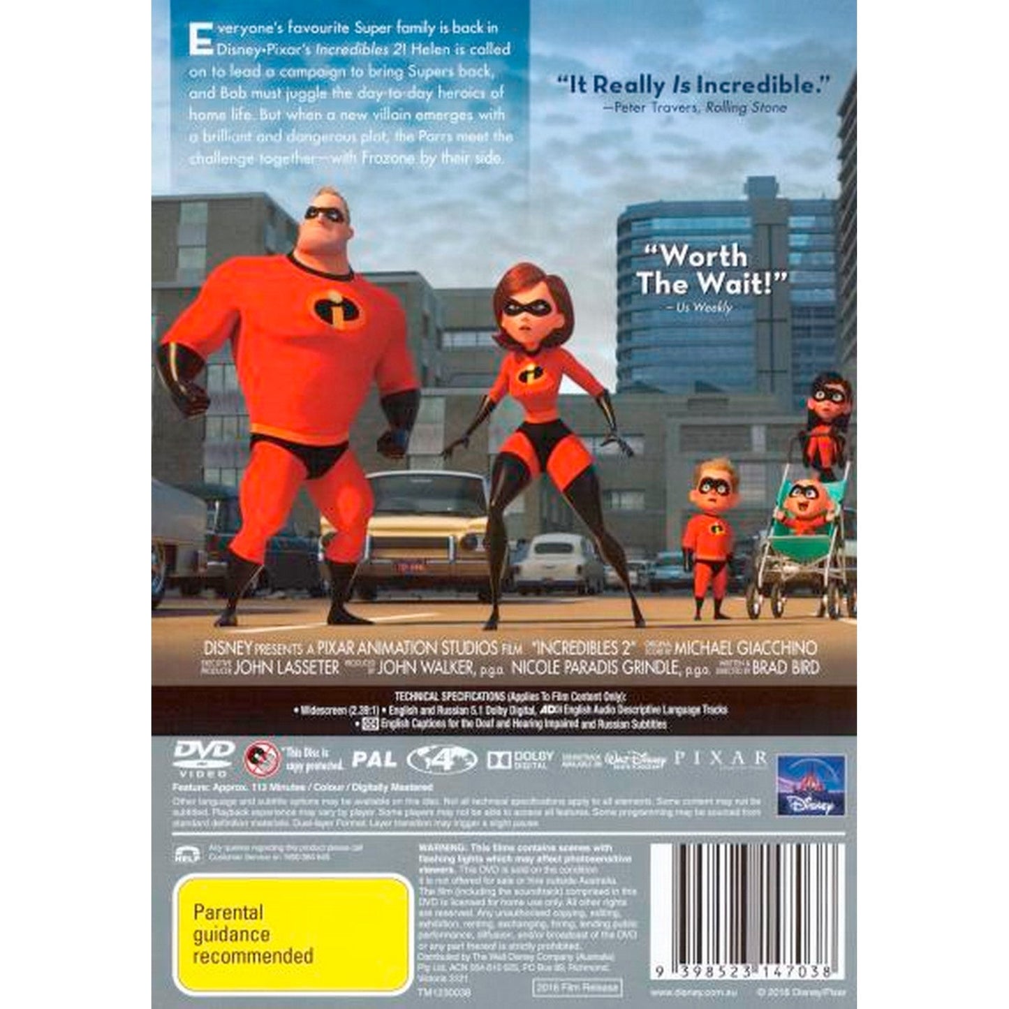 Incredibles 2 DVD