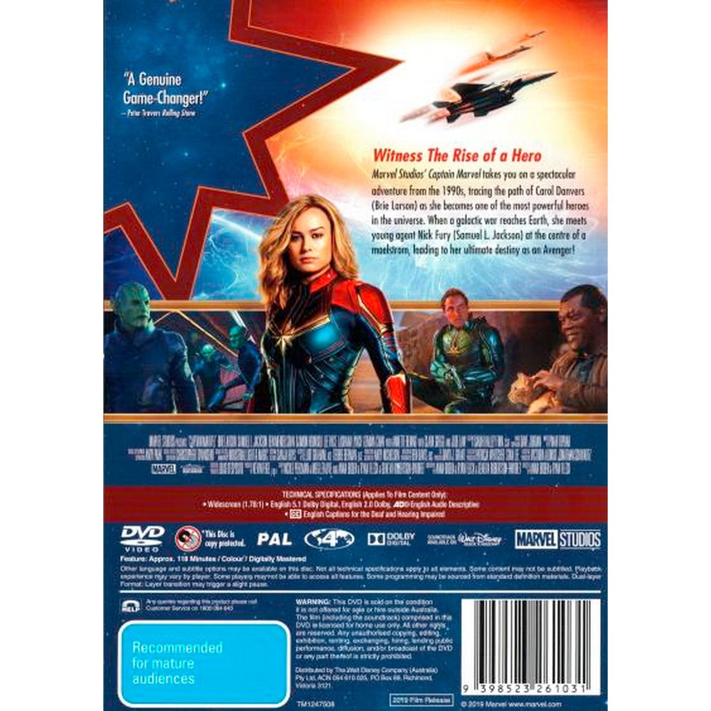 Captain Marvel DVD