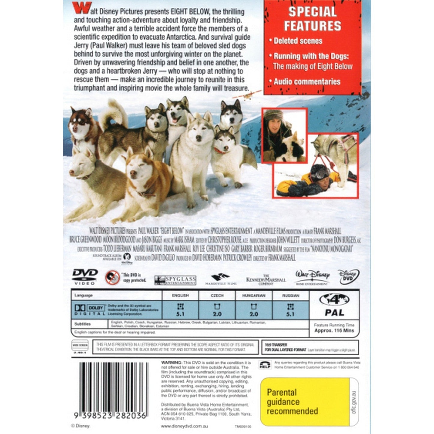 Eight Below DVD