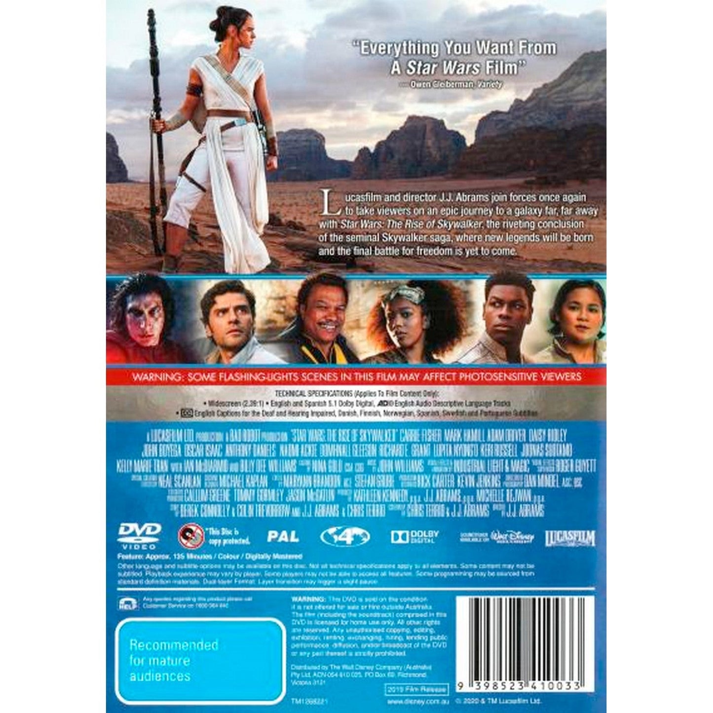 Star Wars IX: The Rise of Skywalker DVD