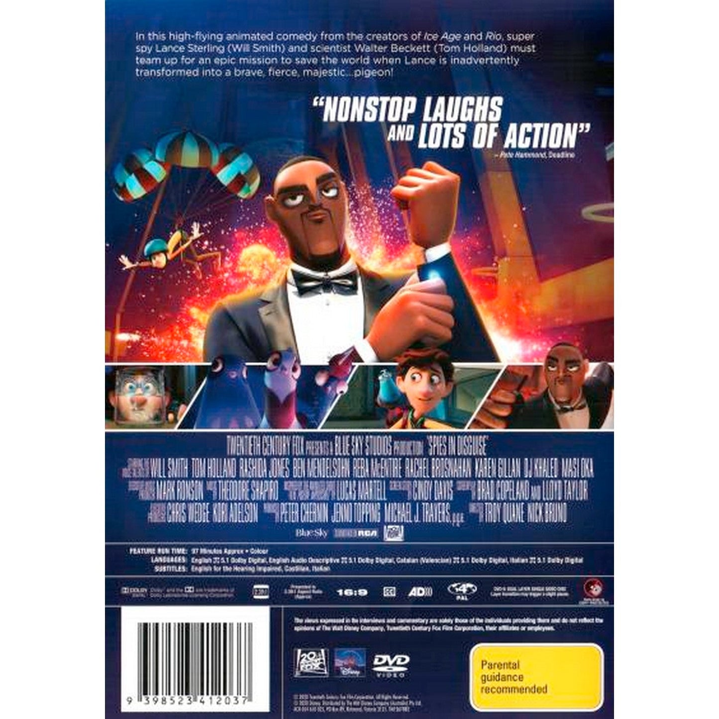 Spies in Disguise DVD