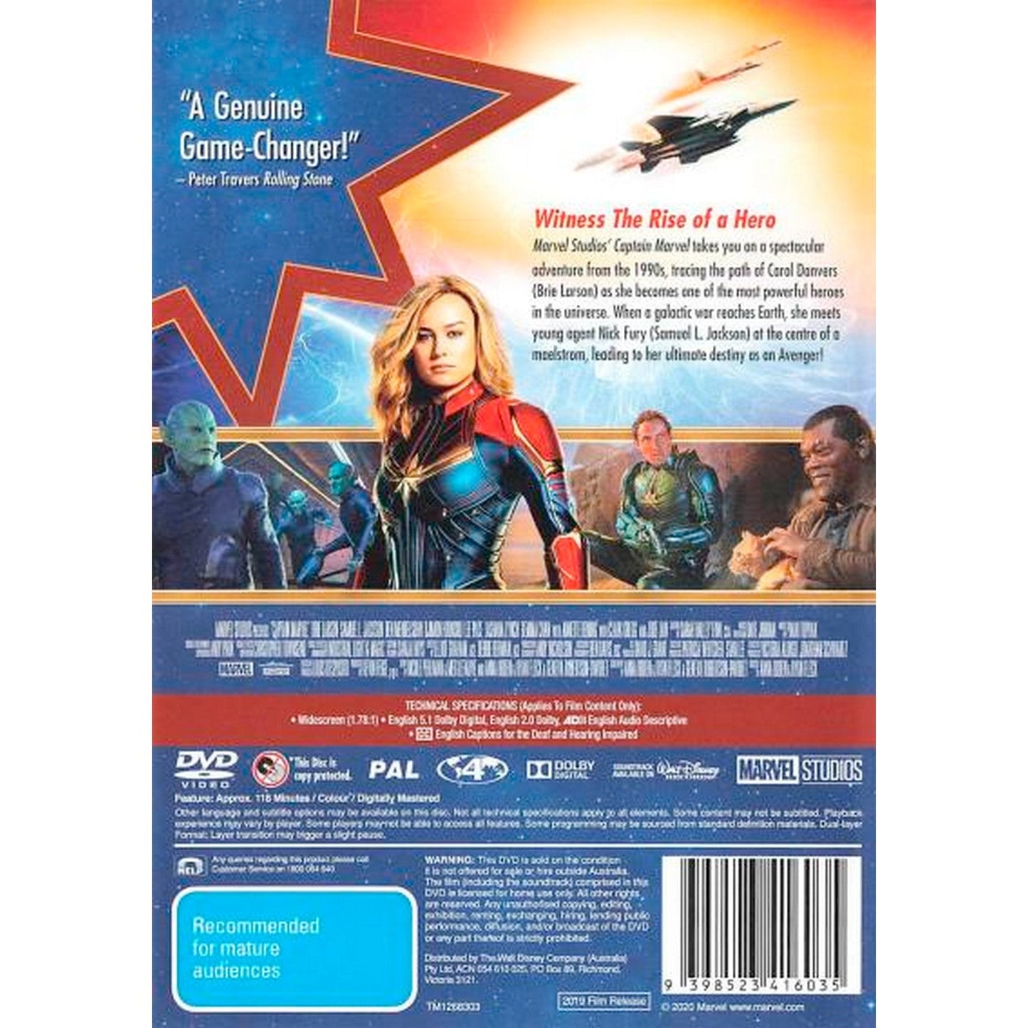 Captain Marvel DVD