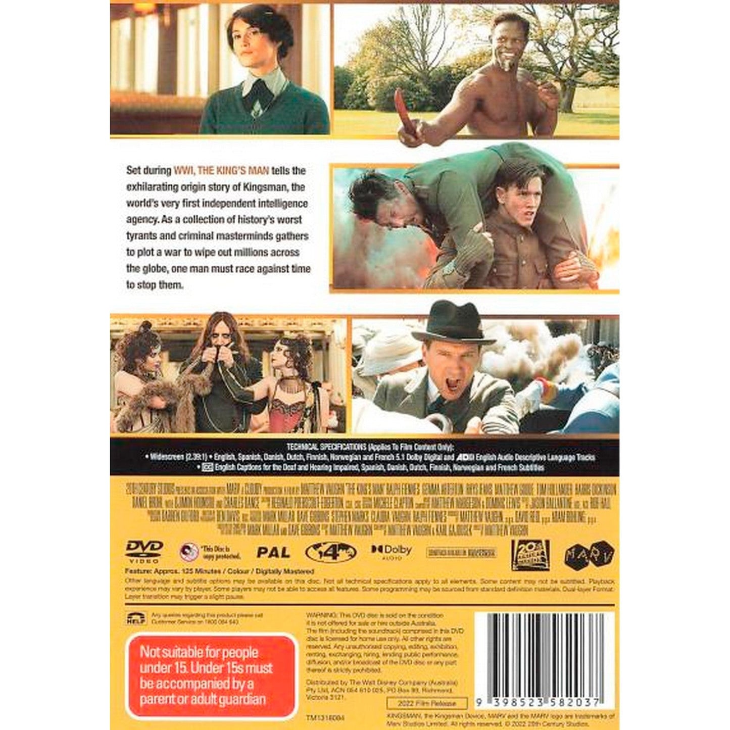 The King's Man DVD