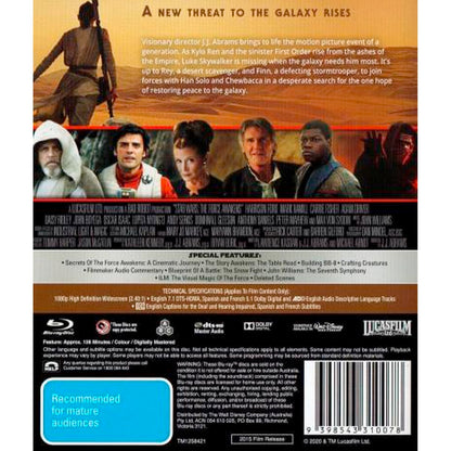 Star Wars VII: The Force Awakens Blu-Ray