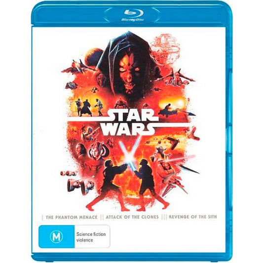 Star Wars: I - III Prequels (The Phantom Menace / Attack of the Clones / Revenge of the Sith) Blu-Ray