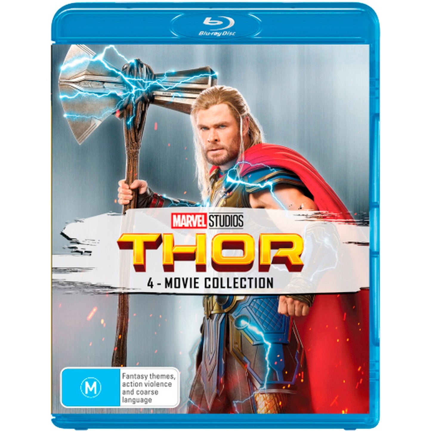 Thor: 4 - Movie Collection (Thor / Thor: Ragnarok / Thor: The Dark World / Thor: Love and Thunder) Blu-Ray