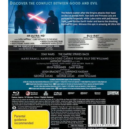 Star Wars V: The Empire Strikes Back 4K UltraHD + Blu-Ray