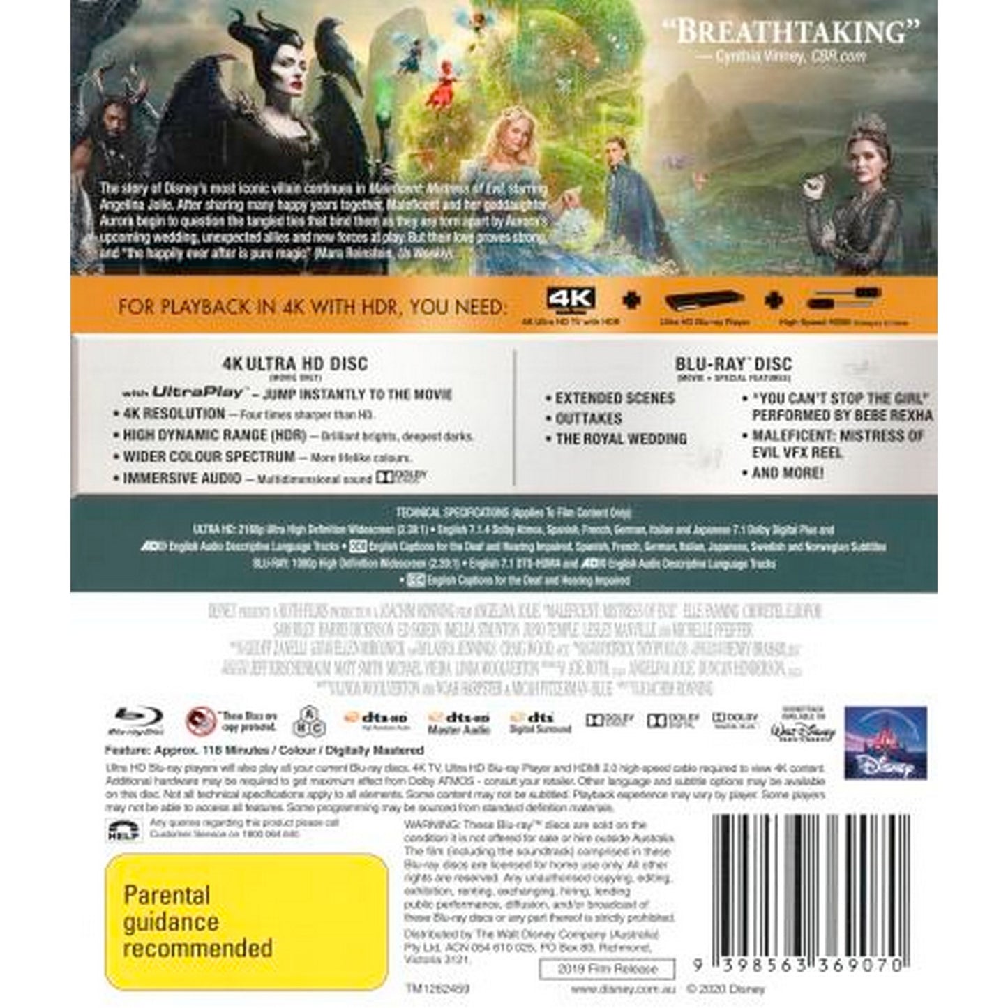 Maleficent: Mistress of Evil 4K UltraHD + Blu-Ray