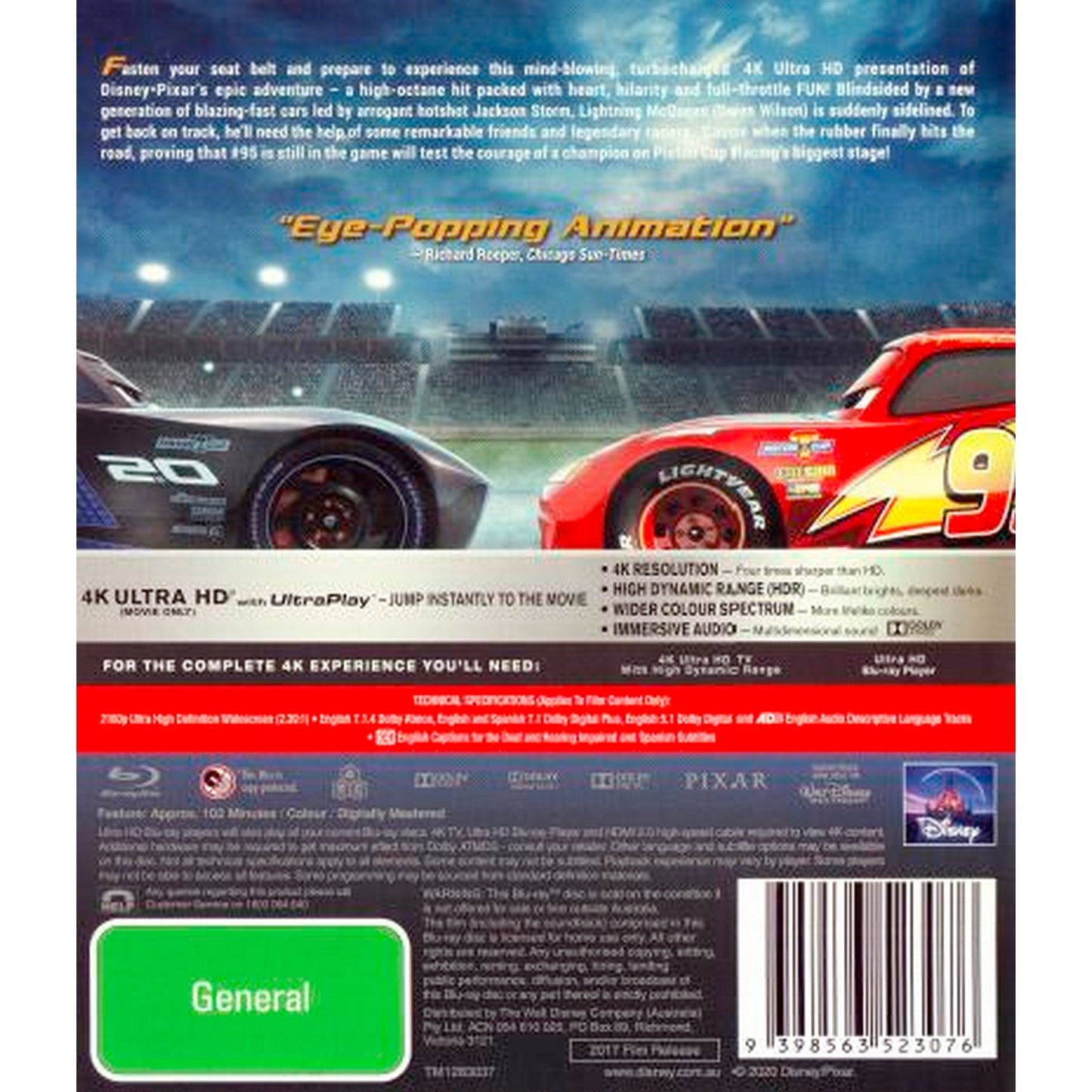 Cars 3 4K UltraHD