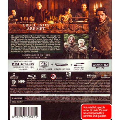 Game of Thrones: Season 3 4K UltraHD (New Packaging)