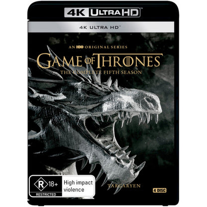 Game of Thrones: Season 5 4K UltraHD (New Packaging)