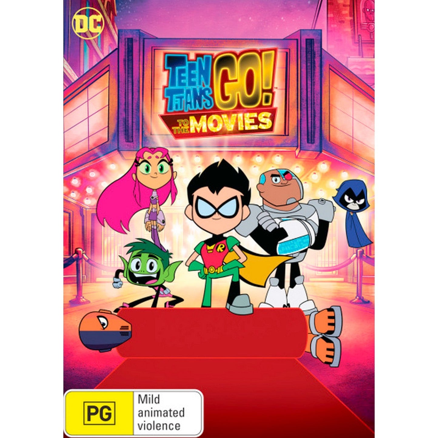 Teen Titans Go! to the Movies DVD