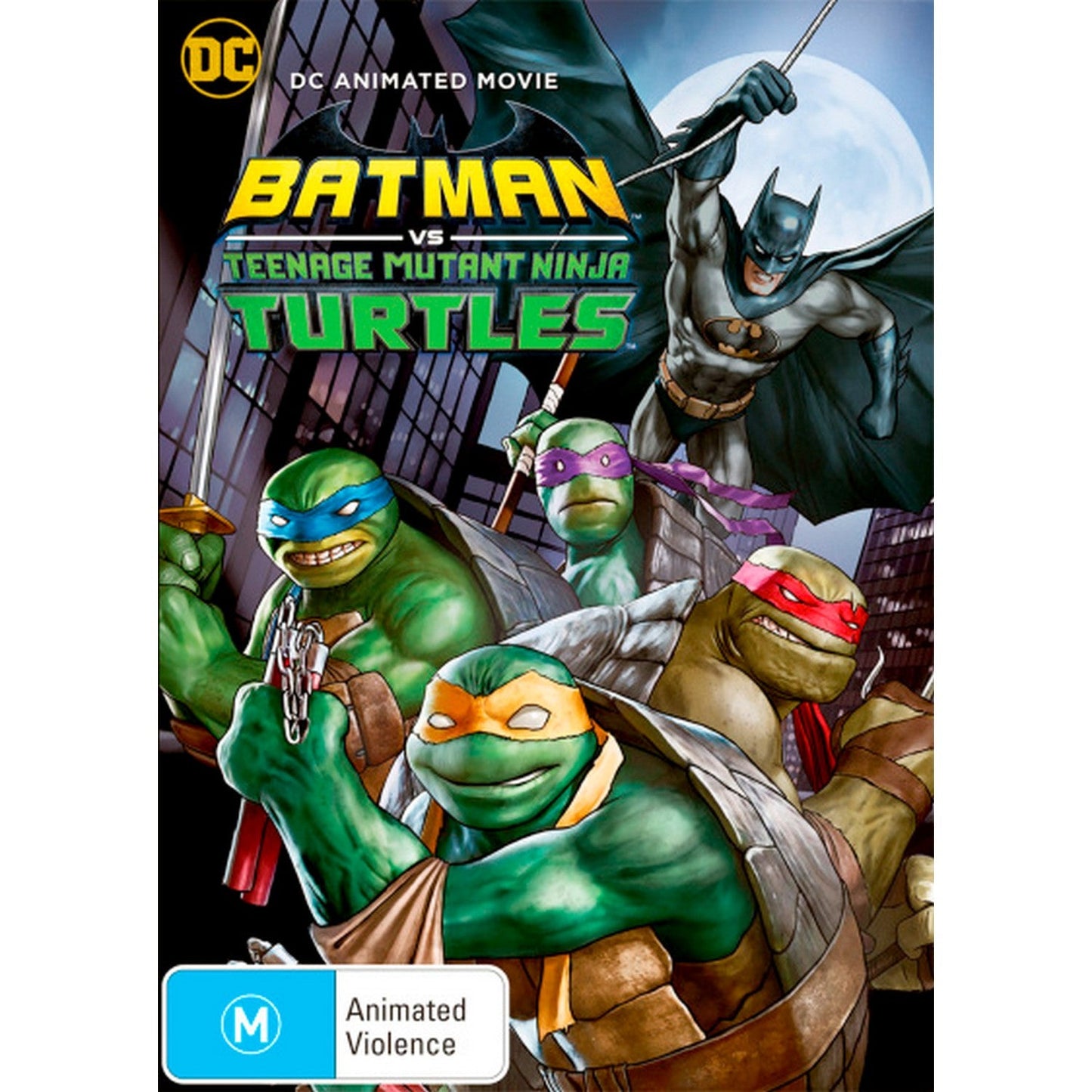 Batman vs Teenage Mutant Ninja Turtles (DC Animated Movie) DVD