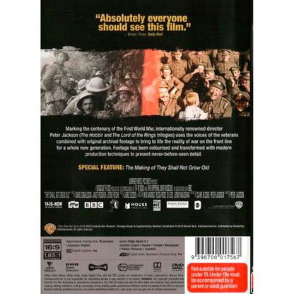 They Shall Not Grow Old DVD