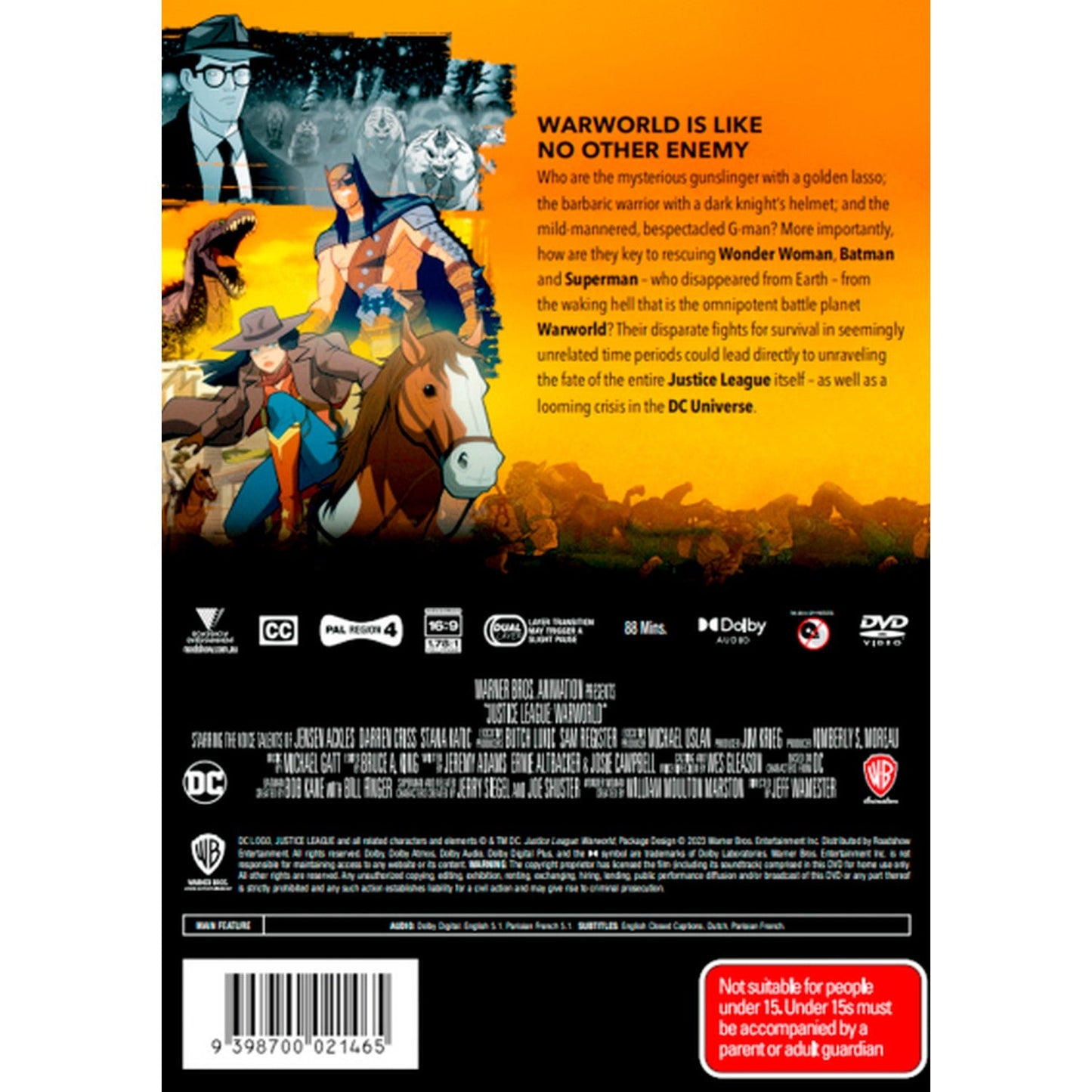 Justice League: Warworld DVD