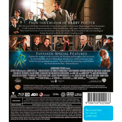 Fantastic Beasts: The Crimes of Grindelwald Blu-Ray