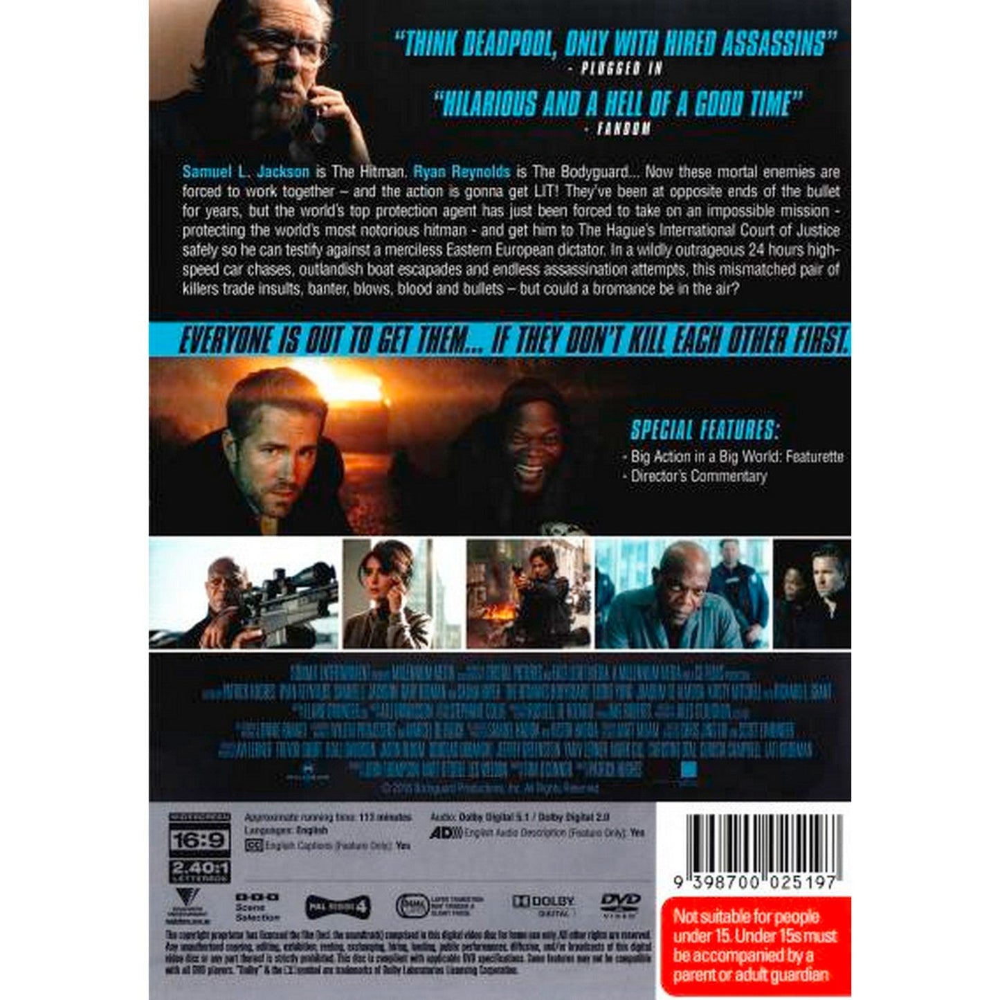 The Hitman's Bodyguard DVD