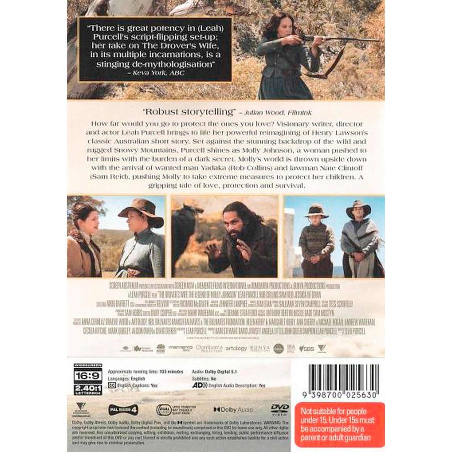 The Drover's Wife: The Legend of Molly Johnson DVD