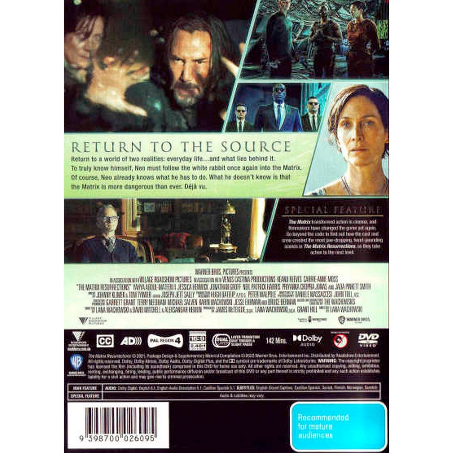 The Matrix: Resurrections DVD