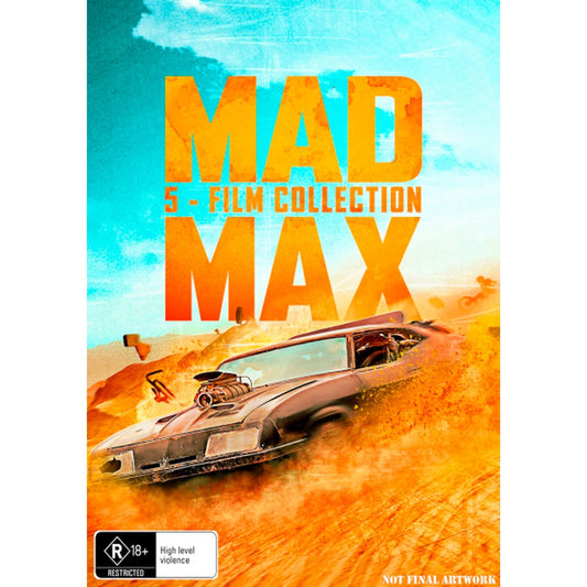 Mad Max: 5-Film Collection (Mad Max / Mad Max 2 / Mad Max: Beyond Thunderdome / Mad Max: Fury Road / Furiosa: A Mad Max Saga) DVD