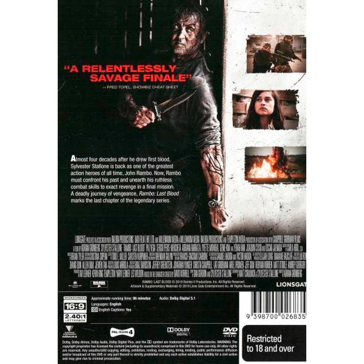 Rambo: Last Blood DVD