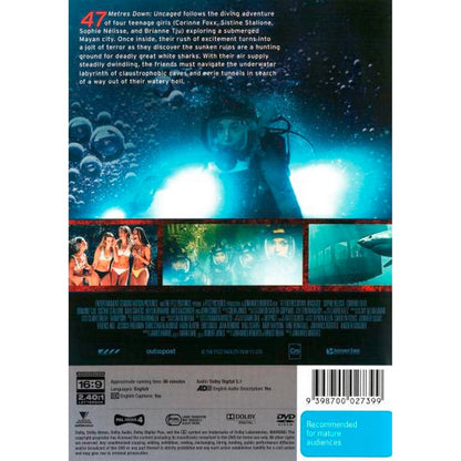 47 Metres Down: Uncaged DVD