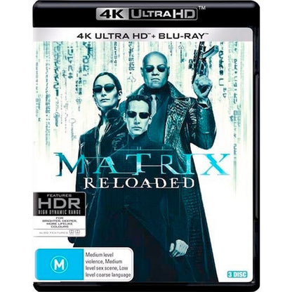 The Matrix Reloaded 4K UltraHD + Blu-Ray