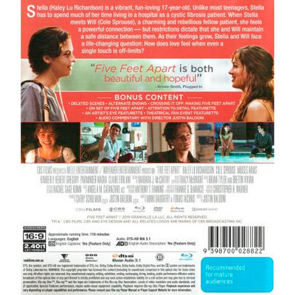 Five Feet Apart Blu-Ray