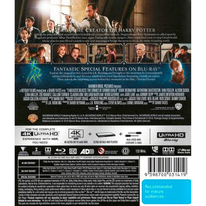 Fantastic Beasts: The Crimes of Grindelwald 4K UltraHD + Blu-Ray